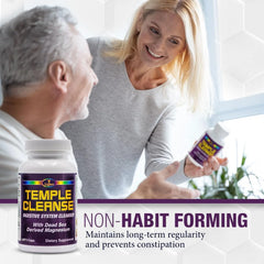 Temple Cleanse Magnesium Detox - Oxygen-Based Colon Cleanse, 120 Caps