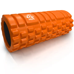 321 STRONG Medium Density Massaging Foam Roller for Myofascial Self Release and Deep Tissue Massage - Aqua