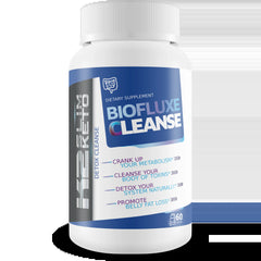 Biofluxe Detox Cleanse - K2 Slim Keto, Gut Shrink & Metabolism Boost, 30 Servings