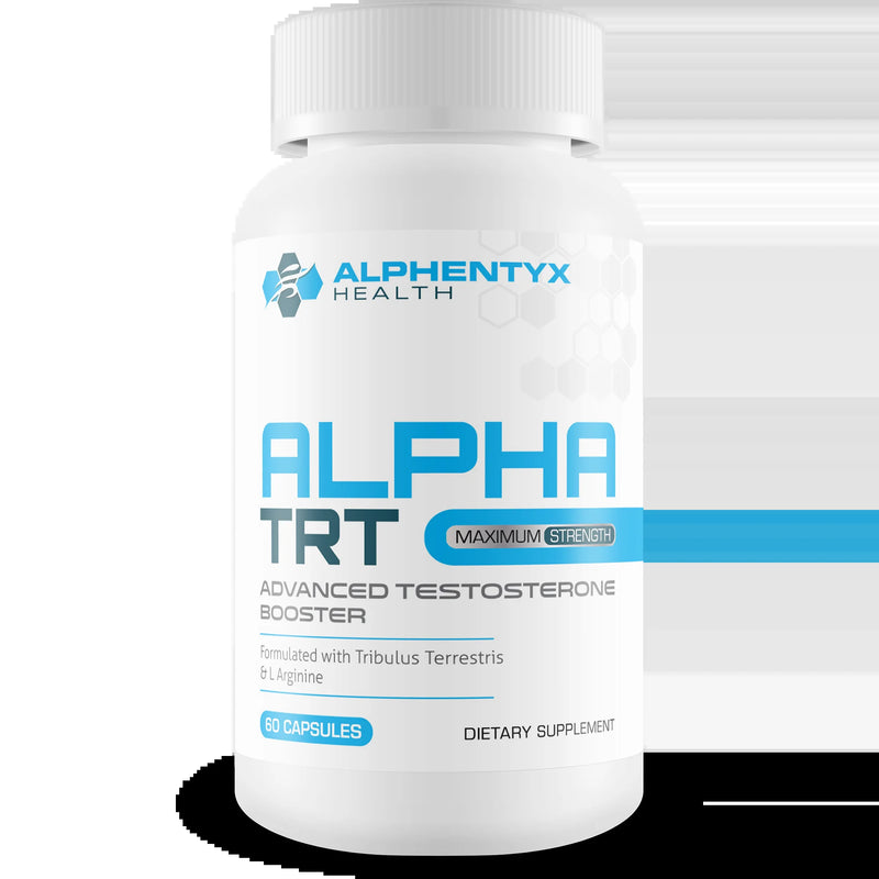 Alphentyx Health Alpha TRT - Maximum Strength Testosterone Booster, 60 Count