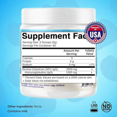Vitamatic Bovine Colostrum Powder - 50% IgG, Gut & Immune Support, 60 Servings