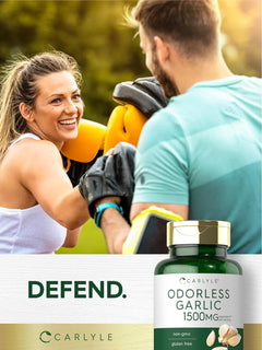 Odorless Garlic Extract 1500Mg | 250 Softgels | by Carlyle