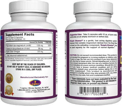 Temple Cleanse Magnesium Detox - Oxygen-Based Colon Cleanse, 120 Caps