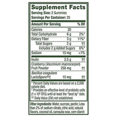 Align Women’s Prebiotic + Probiotic - Cranberry & Digestive Health, 50 Gummies