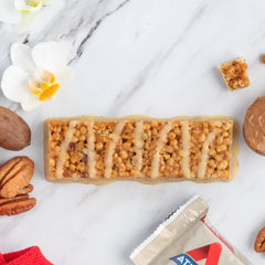 Atkins Vanilla Pecan Crisp Protein Meal Bar, Low Sugar, Meal Replacement, Keto Friendly, 5 Ct