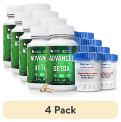 Salutem Vita Advanced Detox - Milk Thistle & Licorice, 84 Caps (2-Pack) with 2 Test Cups
