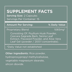 Pure for Men Detox Reset - Digestive & Immune Support, Colon Cleanse, 30 Caps