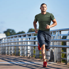 SPXTREME [5 Pack] Men’S Dry-Fit Activewear Crewneck T Shirts Running Gym Workout Quick Dry Tee Top