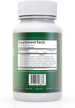 Salutem Vita Advanced Detox - Milk Thistle & Licorice, 84 Caps (2-Pack) with 2 Test Cups
