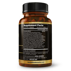 Herbal Goodness 15 Day Detox - 600mg Probiotics & Enzymes, Gut Health, 60 Caps