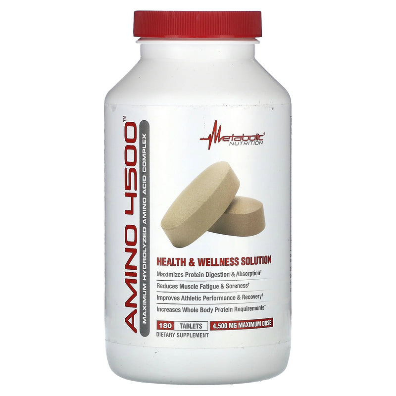 Metabolic Nutrition Amino 4500, 180 Tablets