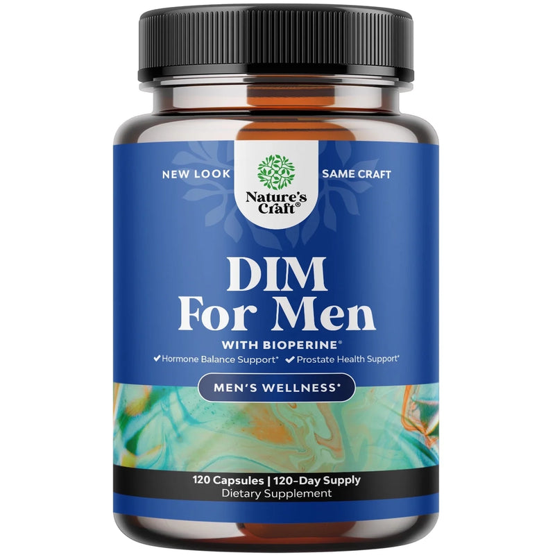 DIM 200mg for Men - Ginseng, Grapeseed & Astragalus, Hormone Balance