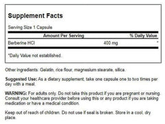Swanson Herbal Supplements Berberine 400 Mg Capsule 60Ct
