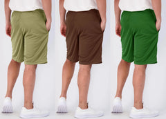 ASUDESIRE 5 Pack Men'S Athletic Shorts Mesh Workout Gym Activewear Basketball Shorts 8" Inseam with Pockets