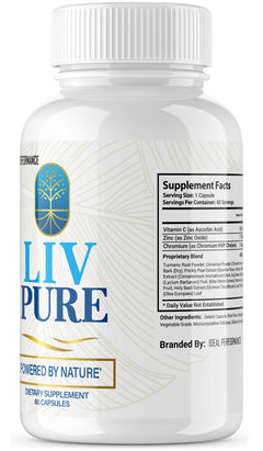 IDEAL PERFORMANCE Liv Pure - Liver Detox & Weight Support, 60 Caps