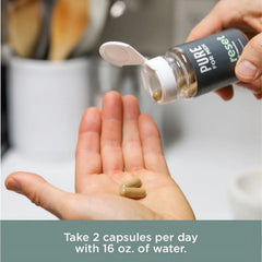 Pure for Men Detox Reset - Digestive & Immune Support, Colon Cleanse, 30 Caps