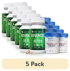 Salutem Vita Advanced Detox - Milk Thistle & Licorice, 84 Caps (2-Pack) with 2 Test Cups